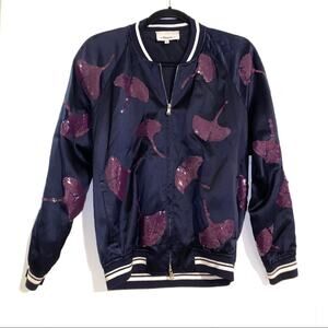 3.1 Phillip Lim Satin Sequin Bomber Jacket 4